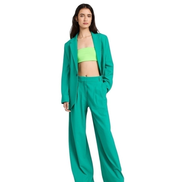 BAUM UND PFERDGARTEN Women’s Bristol One Button Blazer. Teal Blue Size 40 #1288 - Picture 2 of 11